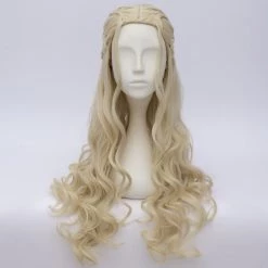 Gold 70cm Game Of Thrones Season 7 Daenerys Targaryen Cosplay Wig