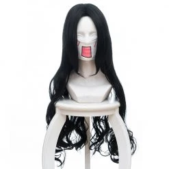 Black 80cm Violet Evergarden Cattleya Baudelaire Cosplay Wig