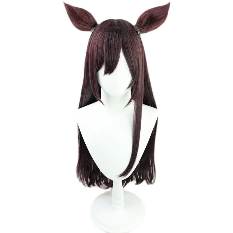 80cm Uma Musume Pretty Derby Mejiro Dober Cosplay Wig 3 80cm Uma Musume Pretty Derby Mejiro Dober Cosplay Wig