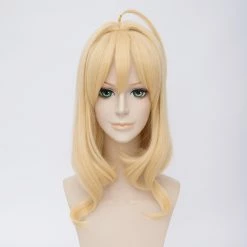 Gold 45cm IDOLiSH7 Tsumugi Takanashi Cosplay Wig