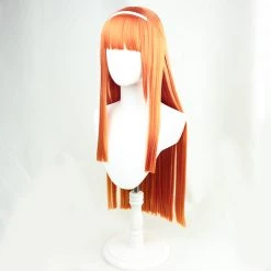 Orange 80cm Uma Musume Pretty Derby Silence Suzuka Cosplay Wig -Cosplay Shopper Store COS 001 02 218
