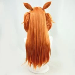 Orange 70cm Uma Musume Pretty Derby Mayano Top Gun Cosplay Wig 8 Orange 70cm Uma Musume Pretty Derby Mayano Top Gun Cosplay Wig -Cosplay Shopper Store COS 001 02 225