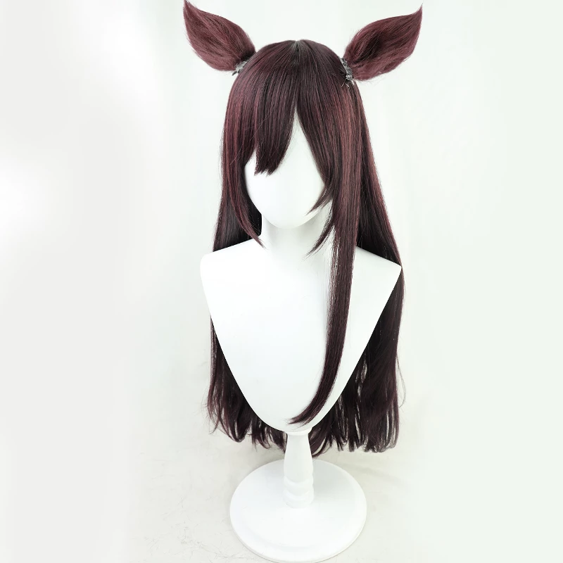 80cm Uma Musume Pretty Derby Mejiro Dober Cosplay Wig 5 80cm Uma Musume Pretty Derby Mejiro Dober Cosplay Wig - Image 3