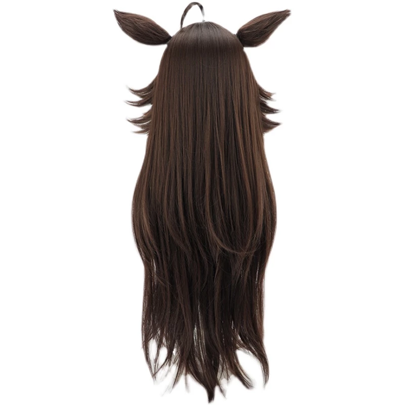 Brown 85cm Uma Musume Pretty Derby Mr. C.B. Cosplay Wig 6 Brown 85cm Uma Musume Pretty Derby Mr. C.B. Cosplay Wig - Image 4