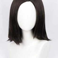 Brown 35cm Alita: Battle Angel Alita Cosplay Wig