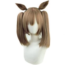Brown 30cm Uma Musume Pretty Derby Smart Falcon Cosplay Wig