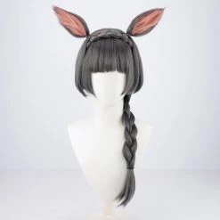 Gray 60cm Uma Musume Pretty Derby Zenno Rob Roy Cosplay Wig