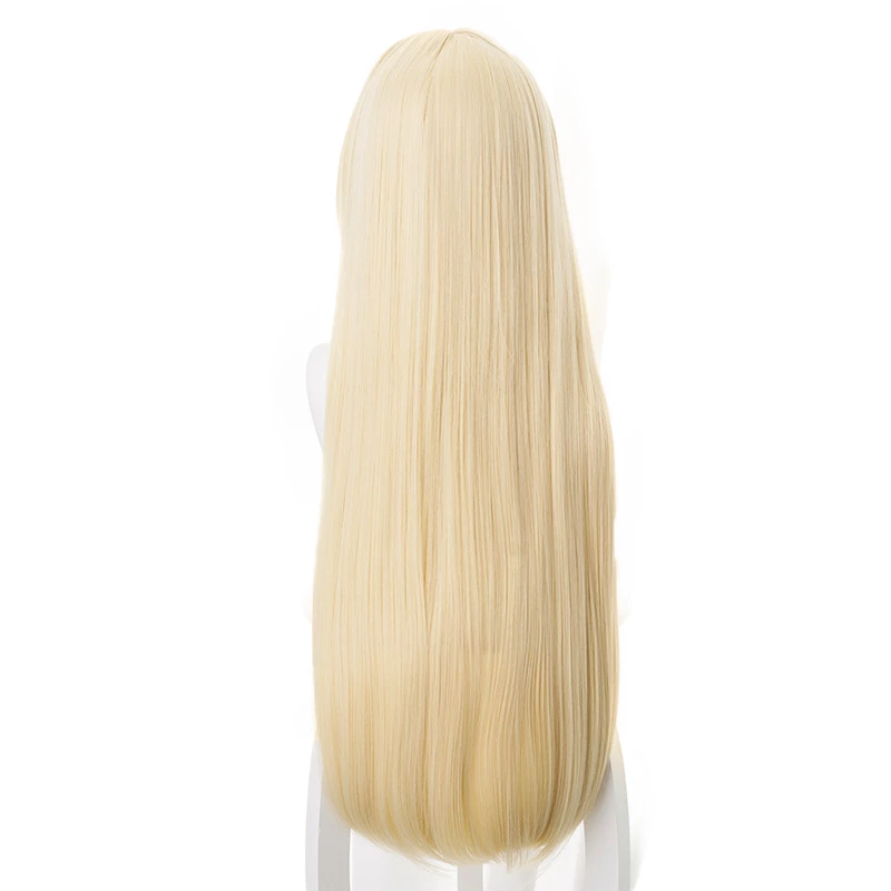 Yellow 80cm Arifureta: From Commonplace To World's Strongest Yue Cosplay Wig 6 Yellow 80cm Arifureta: From Commonplace To World's Strongest Yue Cosplay Wig - Image 4