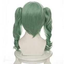 Green 45cm Vocaloid Hatsune Miku Sand Planet Cosplay Wig 7 Green 45cm Vocaloid Hatsune Miku Sand Planet Cosplay Wig -Cosplay Shopper Store COS 002 03 69