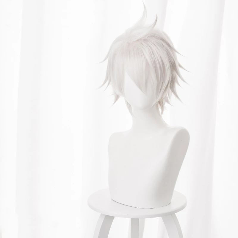 Grey 30cm Arifureta: From Commonplace To World's Strongest Hajime Nagumo Cosplay Wig 3 Grey 30cm Arifureta: From Commonplace To World's Strongest Hajime Nagumo Cosplay Wig