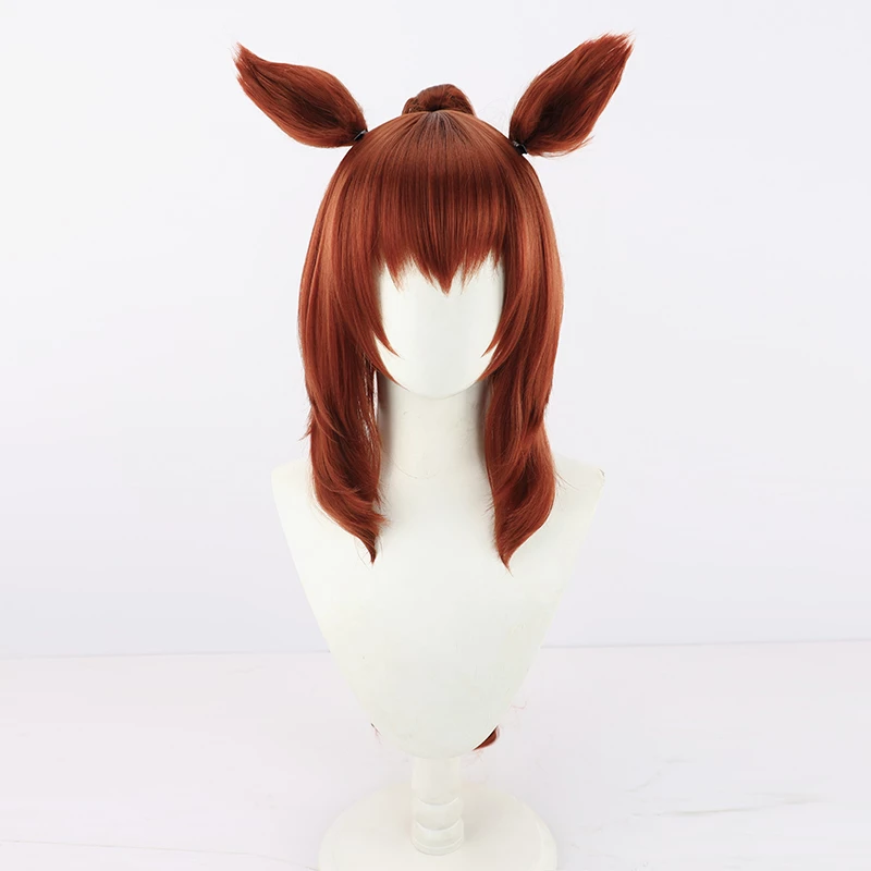 Red 70cm Uma Musume Pretty Derby Maruzensky Cosplay Wig 4 Red 70cm Uma Musume Pretty Derby Maruzensky Cosplay Wig - Image 2
