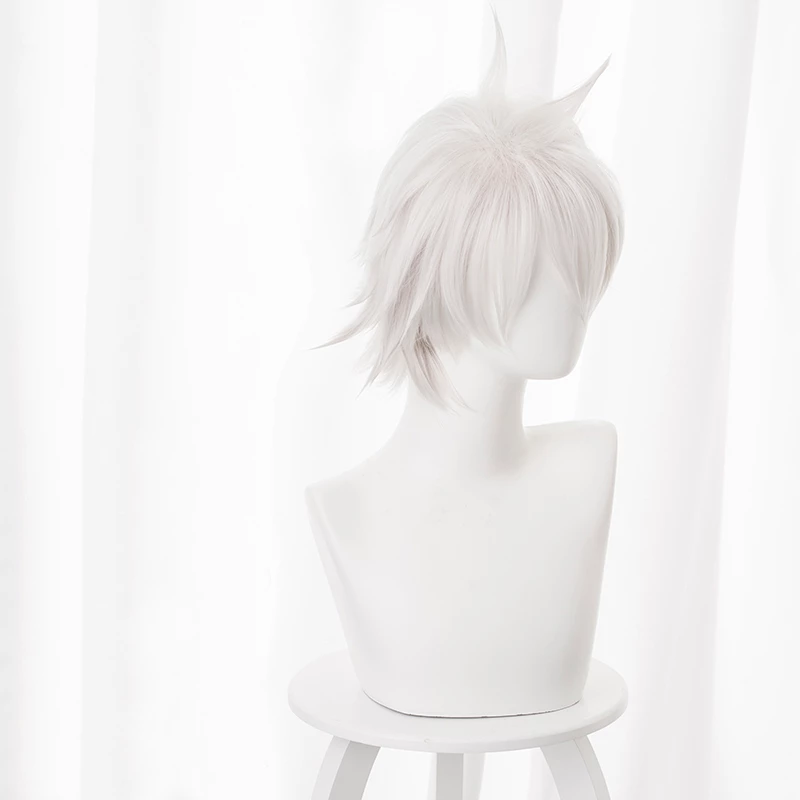 Grey 30cm Arifureta: From Commonplace To World's Strongest Hajime Nagumo Cosplay Wig 5 Grey 30cm Arifureta: From Commonplace To World's Strongest Hajime Nagumo Cosplay Wig - Image 3