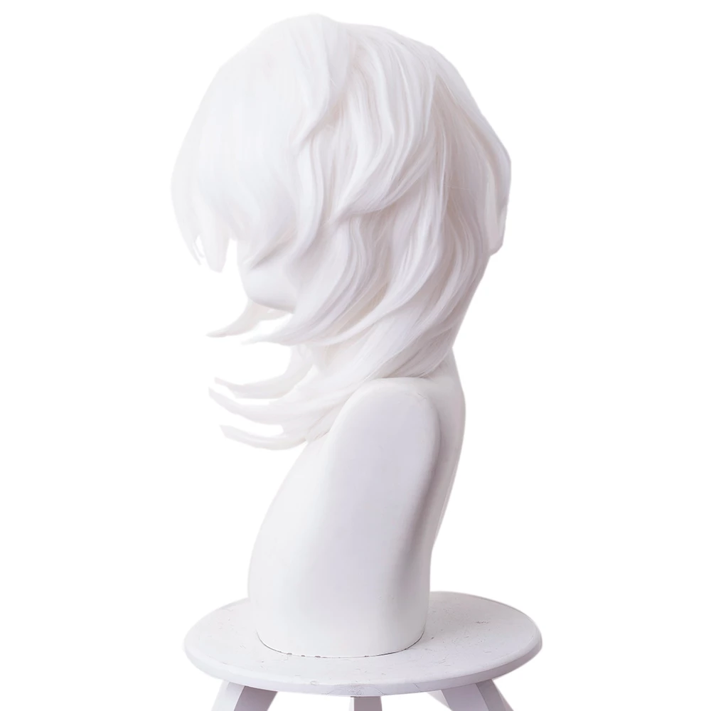 White 40cm Demon Slayer: Kimetsu No Yaiba Rui Cosplay Wig 5 White 40cm Demon Slayer: Kimetsu No Yaiba Rui Cosplay Wig - Image 3