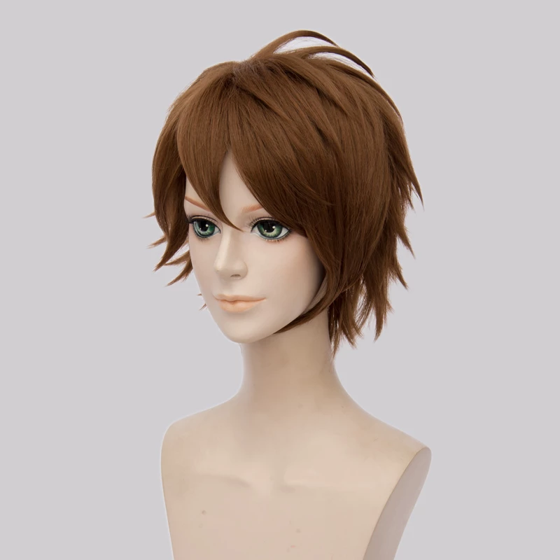 Brown 30cm IDOLiSH7 Ryunosuke Tsunashi Cosplay Wig 4 Brown 30cm IDOLiSH7 Ryunosuke Tsunashi Cosplay Wig - Image 2
