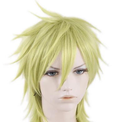 Light Green 35cm 07-Ghost Mikage Cosplay Wig 4 Light Green 35cm 07-Ghost Mikage Cosplay Wig - Image 2