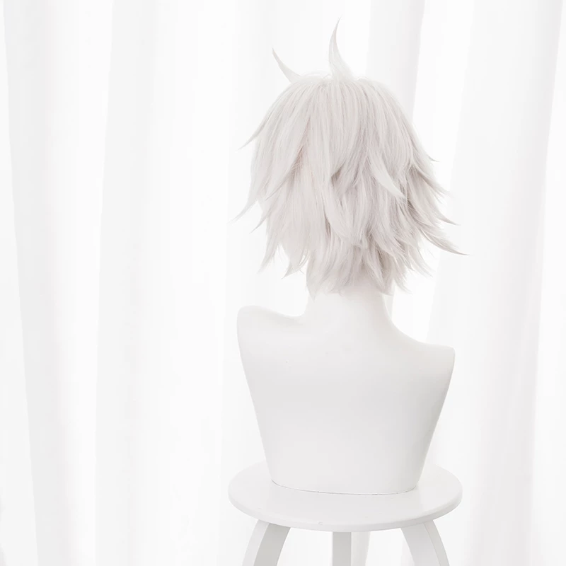 Grey 30cm Arifureta: From Commonplace To World's Strongest Hajime Nagumo Cosplay Wig 6 Grey 30cm Arifureta: From Commonplace To World's Strongest Hajime Nagumo Cosplay Wig - Image 4