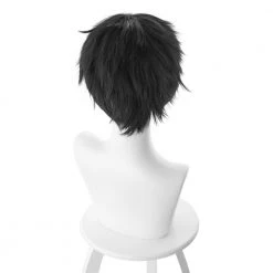 Black 30cm Sword Art Online Alicization Kazuto Kirigaya Kirito Cosplay Wig -Cosplay Shopper Store COS 004 04 80