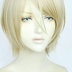Blonde 30cm Ensemble Stars ALKALOID Shiratori Aira Cosplay Wig