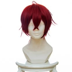 Red 40cm Violet Evergarden Claudia Hodgins Cosplay Wig
