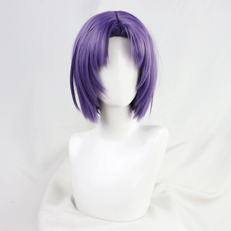 Purple 30cm Promise Of Wizard Murr Cosplay Wig 3 Purple 30cm Promise Of Wizard Murr Cosplay Wig