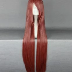 Red 100cm A Certain Magical Index Awaki Musujime Cosplay Wig