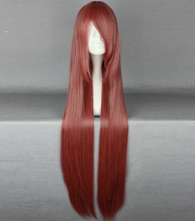 Red 100cm A Certain Magical Index Awaki Musujime Cosplay Wig 3 Red 100cm A Certain Magical Index Awaki Musujime Cosplay Wig