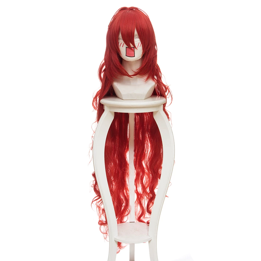 Red 120cm Land Of The Lustrous Padparadscha Cosplay Wig 4 Red 120cm Land Of The Lustrous Padparadscha Cosplay Wig - Image 2