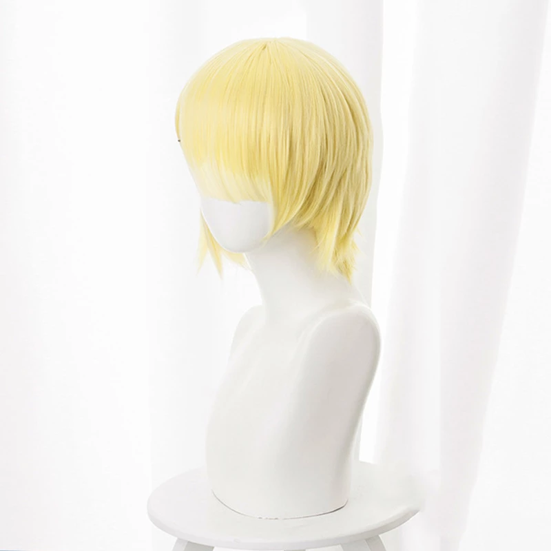 Yellow 35cm Demon Lord, Retry! Aku Cosplay Wig 5 Yellow 35cm Demon Lord, Retry! Aku Cosplay Wig - Image 3