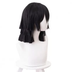 Black 40cm Demon Slayer: Kimetsu No Yaiba Obanai Iguro Cosplay Wig 8 Black 40cm Demon Slayer: Kimetsu No Yaiba Obanai Iguro Cosplay Wig -Cosplay Shopper Store COS 006 02 153