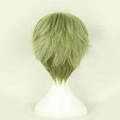 Green 30cm Touken Ranbu Uguisumaru Cosplay Wig 7 Green 30cm Touken Ranbu Uguisumaru Cosplay Wig -Cosplay Shopper Store COS 006 03 3