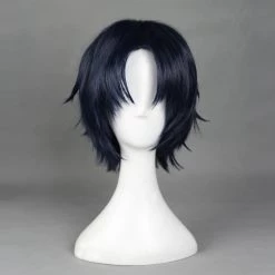 Dark Blue 30cm Wotakoi: Love Is Hard For Otaku Wotaku Ni Koi Wa Muzukashii Hirotaka Nifuji Cosplay Wig