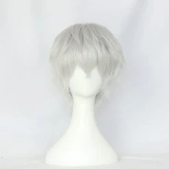 White 30cm Touken Ranbu Nakigitsune Cosplay Wig