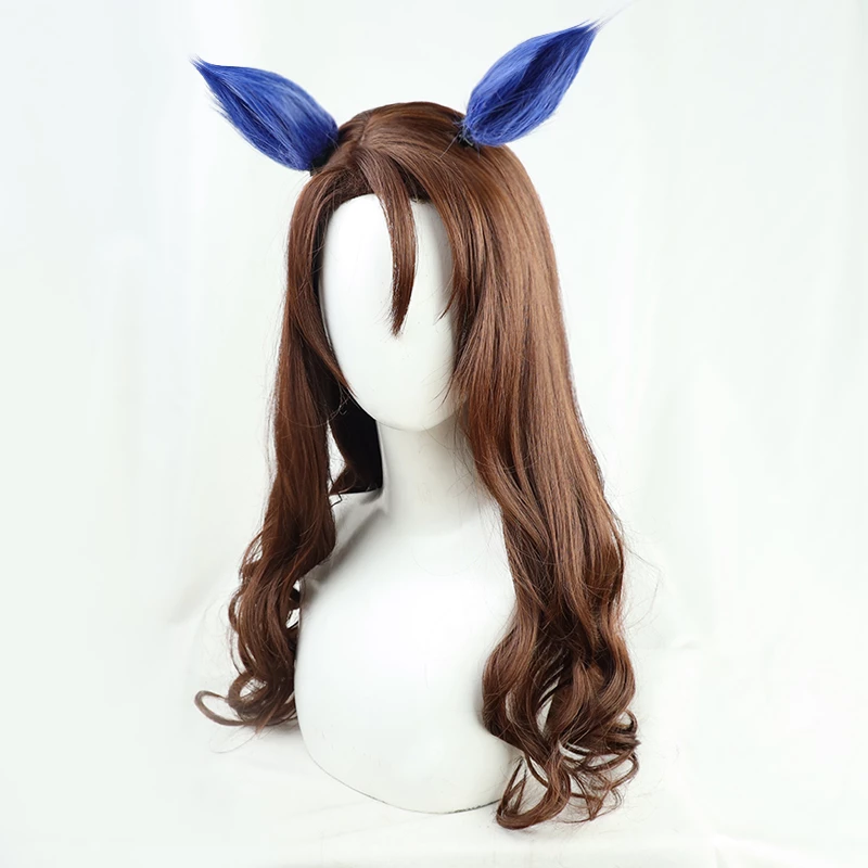 Brown 60cm Uma Musume Pretty Derby King Halo Cosplay Wig 5 Brown 60cm Uma Musume Pretty Derby King Halo Cosplay Wig - Image 3