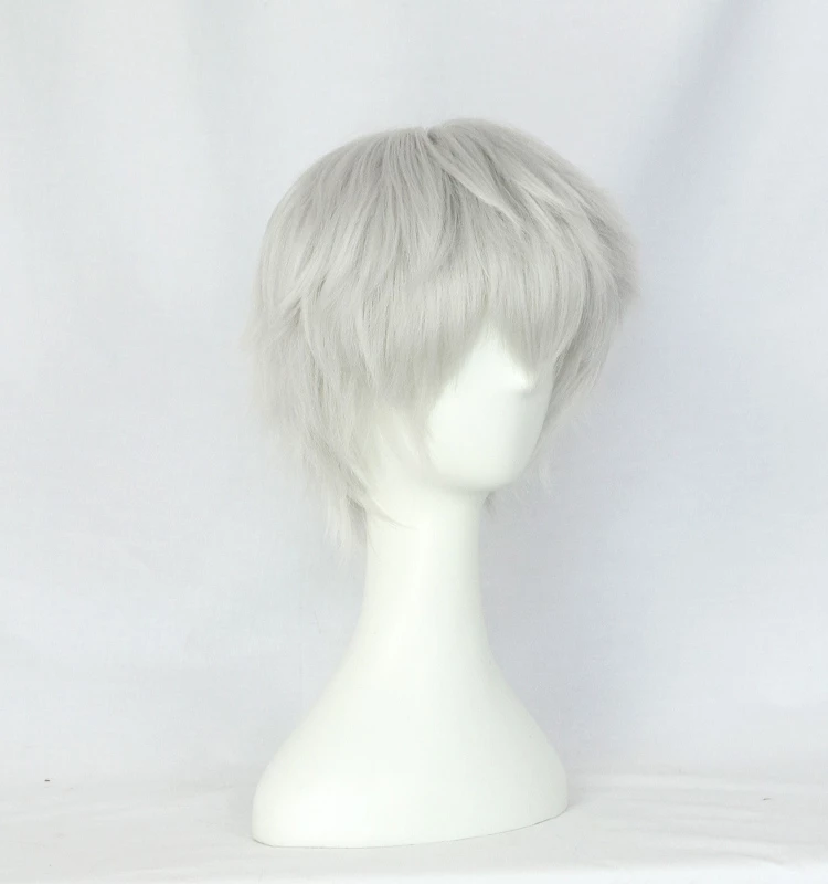 White 30cm Touken Ranbu Nakigitsune Cosplay Wig 4 White 30cm Touken Ranbu Nakigitsune Cosplay Wig - Image 2