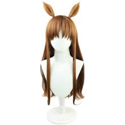Brown 75cm Uma Musume Pretty Derby Grass Wonder Cosplay Wig
