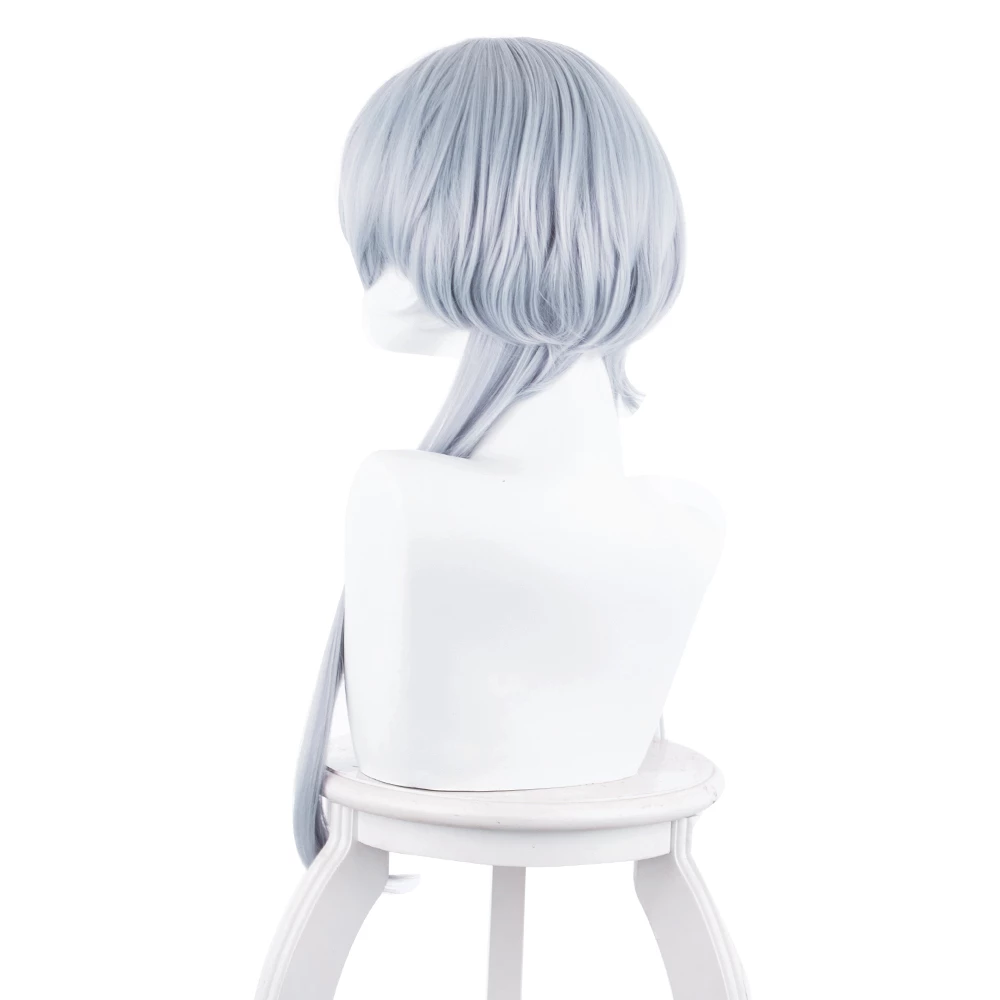 Grey 65cm Touken Ranbu Hakusan Yoshimitsu Cosplay Wig 4 Grey 65cm Touken Ranbu Hakusan Yoshimitsu Cosplay Wig - Image 2
