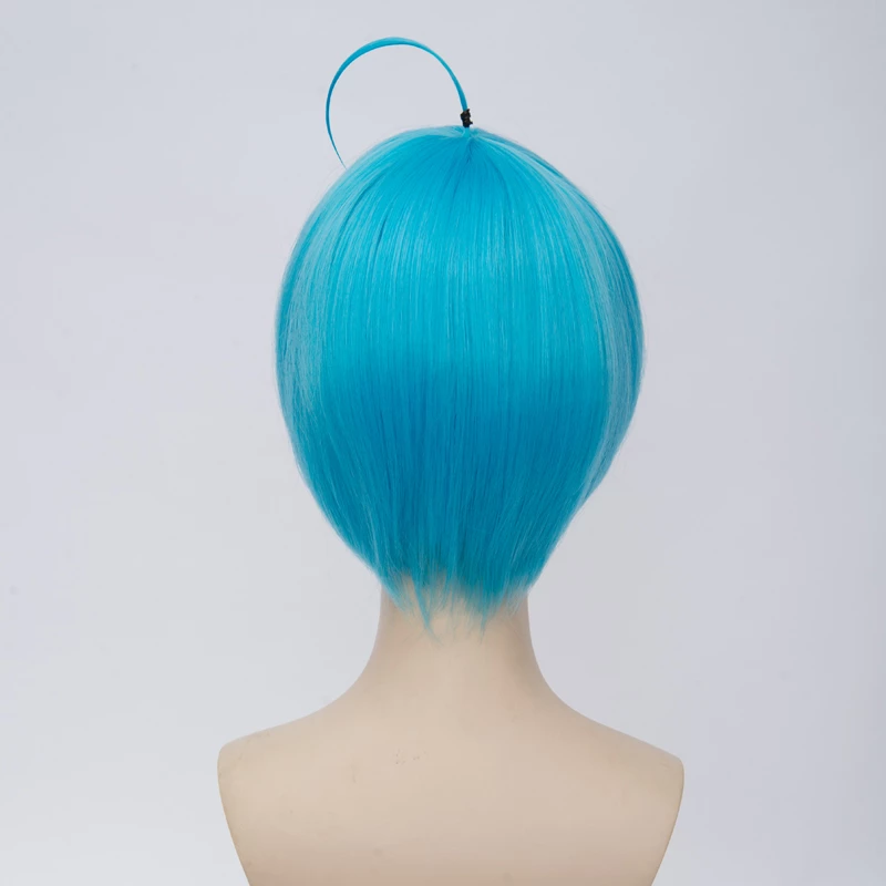 Blue 30cm Ensemble Stars Kanata Shinkai Cosplay Wig 5 Blue 30cm Ensemble Stars Kanata Shinkai Cosplay Wig - Image 3