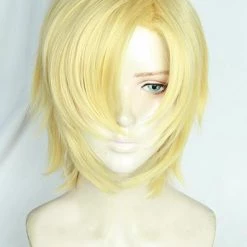 Gold 35cm Banana Fish Ash Lynx Cosplay Wig -Cosplay Shopper Store COS 009 03 93