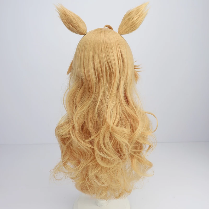 Blonde 70cm Uma Musume Pretty Derby Gold City Cosplay Wig 6 Blonde 70cm Uma Musume Pretty Derby Gold City Cosplay Wig - Image 4