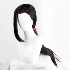 Black 90cm Disney: Twisted-Wonderland Jamil Viper Cosplay Wig