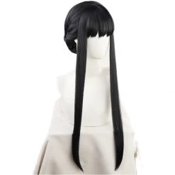 Black 90cm Spy × Family Thorn Princess Yor Forger Cosplay Wig