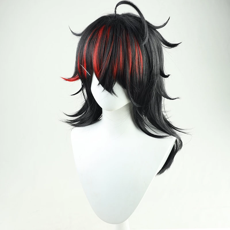 55cm Virtual YouTuber Vox Akuma Cosplay Wig 5 55cm Virtual YouTuber Vox Akuma Cosplay Wig - Image 3