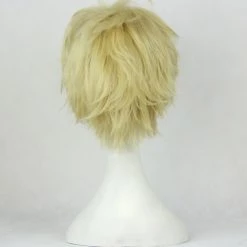 Gold 35cm Wanpanman One-Punch Man Genos Cosplay Wig -Cosplay Shopper Store COS 011 03 12