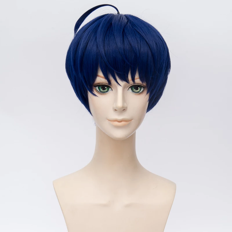 Blue 30cm A3! Act! Addict! Actors! Tsukioka Tsumugi Cosplay Wig 3 Blue 30cm A3! Act! Addict! Actors! Tsukioka Tsumugi Cosplay Wig