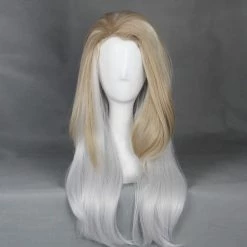 Brown And White 60cm Heroes Of The Storm Johanna Cosplay Wig