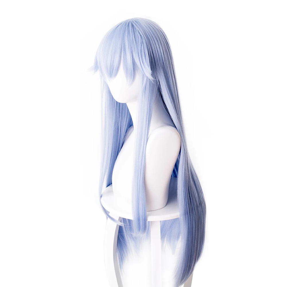 Blue 80cm A Certain Magical Index Season 3 Index Cosplay Wig 5 Blue 80cm A Certain Magical Index Season 3 Index Cosplay Wig - Image 3