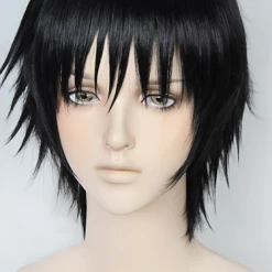 Black 30cm Jujutsu Kaisen Fushiguro Toji Cosplay Wig