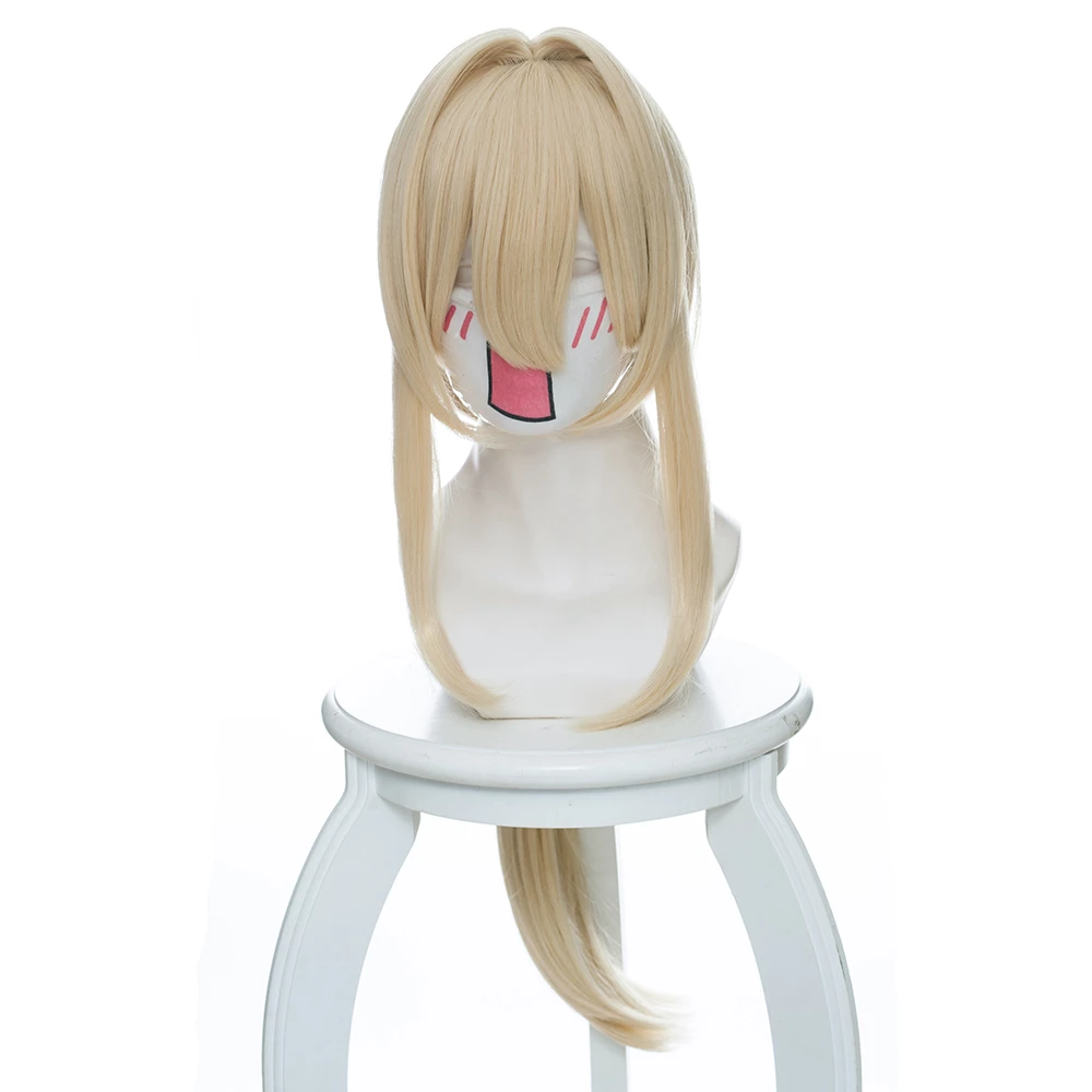 Light Gold 80cm Violet Evergarden Violet Evergarden Cosplay Wig 3 Light Gold 80cm Violet Evergarden Violet Evergarden Cosplay Wig