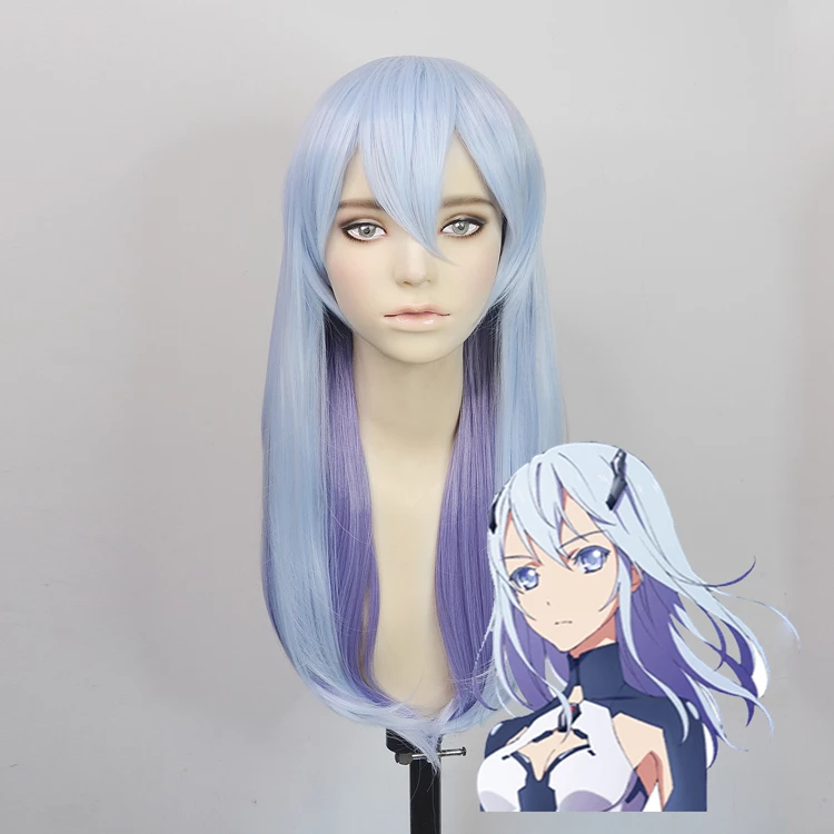 Blue 60cm Beatless Lacia Cosplay Wig 3 Blue 60cm Beatless Lacia Cosplay Wig