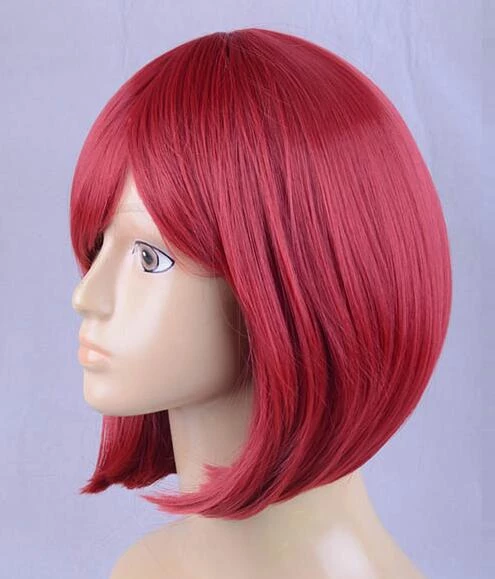 Red 35cm Danganronpa V3: Killing Harmony Himiko Yumeno Cosplay Wig 4 Red 35cm Danganronpa V3: Killing Harmony Himiko Yumeno Cosplay Wig - Image 2